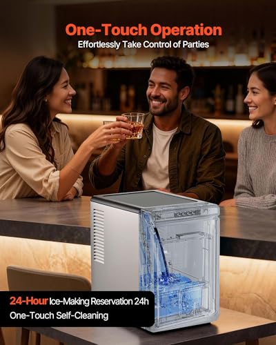 1.6" Clear Ice Cube Maker