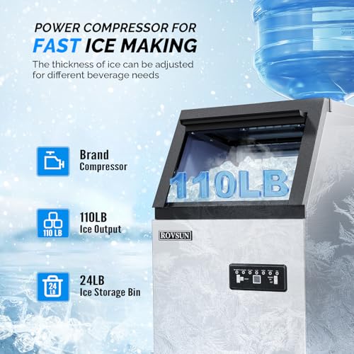 Commercial Ice Maker Machine 110LBS (110LB)