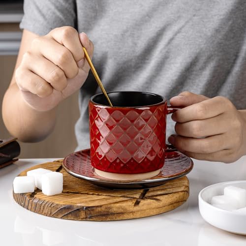 6 OZ Stackable Coffee Mugs