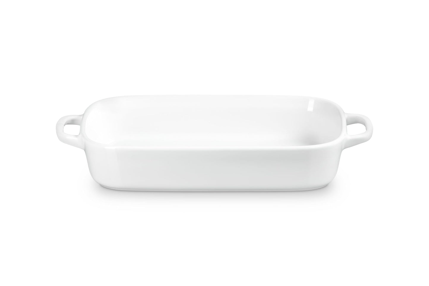 Stoneware Rectangular Dish with Platter Lid (White)