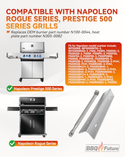 Heat Plates and Burners for Napoleon Prestige 500 (Heat Plates + Burners)
