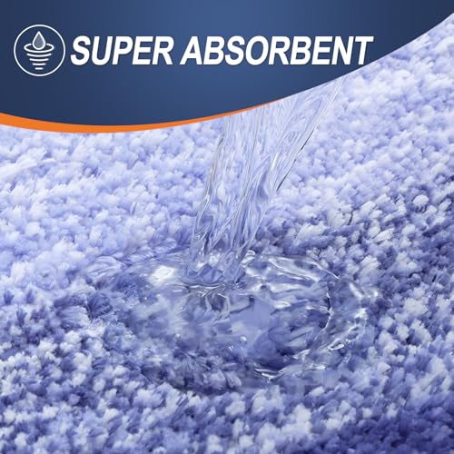Bathroom Runner Rug 47x20 (47" X 20" / Blue-violet)