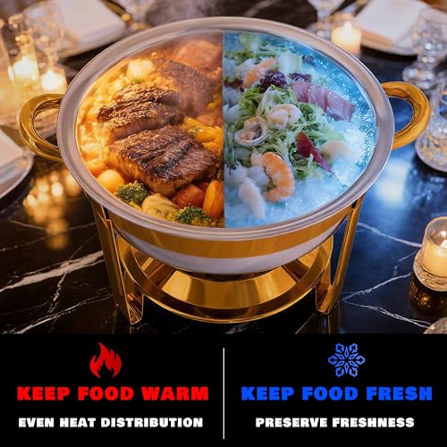 Chafing Dishes for Buffet (Gold)