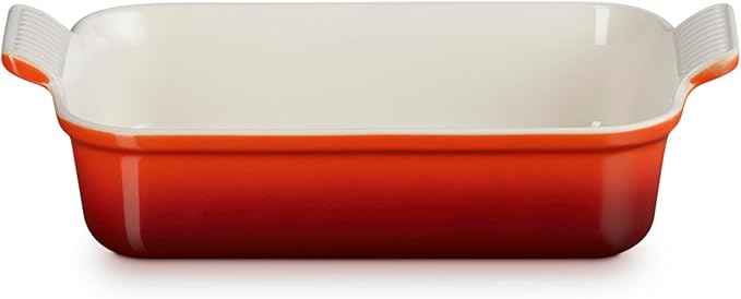 Le Creuset Stoneware Heritage Rectangular Dish, 2.5 qt. (10.5" x 7"), Cerise