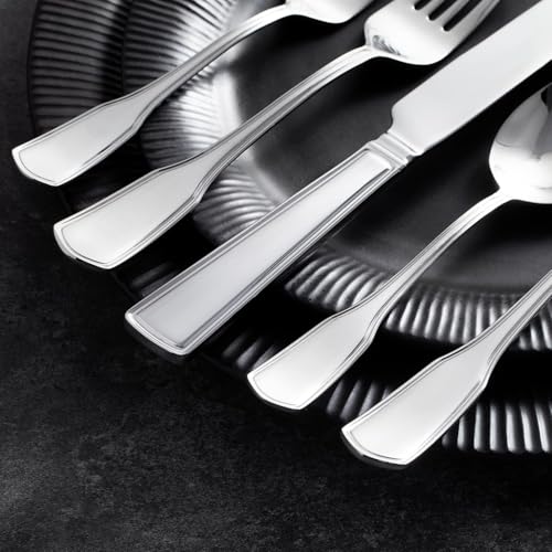 40 Piece Silverware Set for 8 (40-piece / Silver)