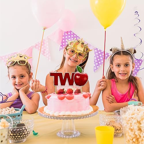 Apple Two Cake Topper
