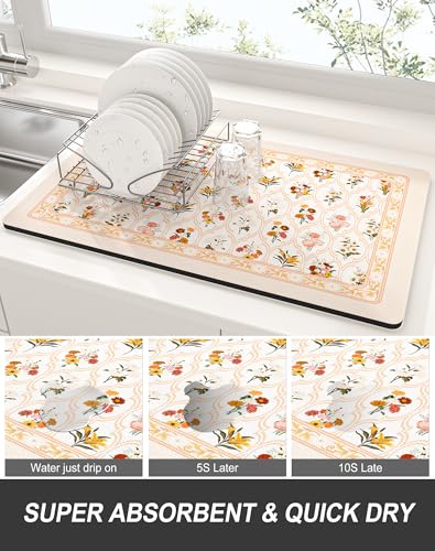 Dish Drying Mat for Kitchen Counter