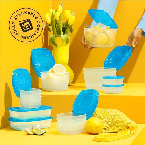 Premium Attached Food Storage Containers (17 Pack)