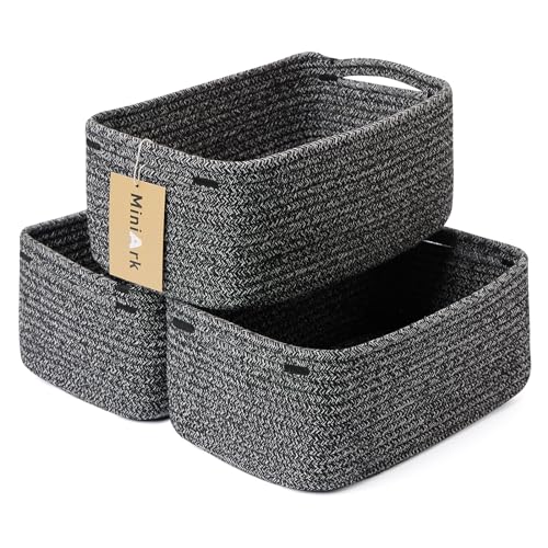 Small Storage Baskets for Organizing (3 Count)