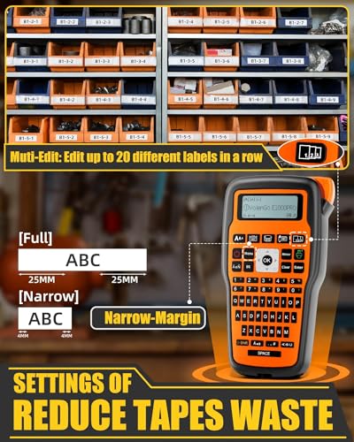 Label Maker Machine with (Orange)