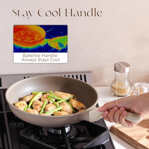 Nonstick Frying Pan (8 Inch / Natural Linen)