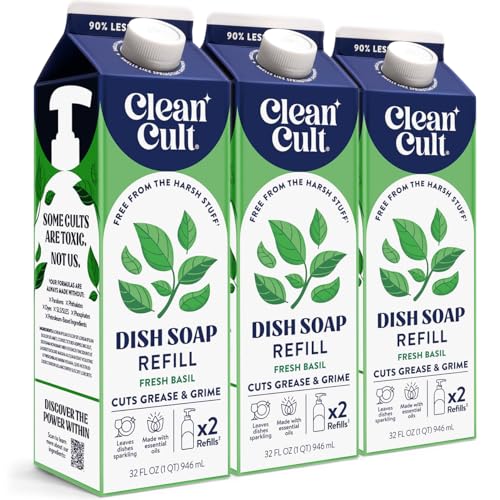 Dish Soap Liquid Refills (32 Fl Oz (Pack of 3))