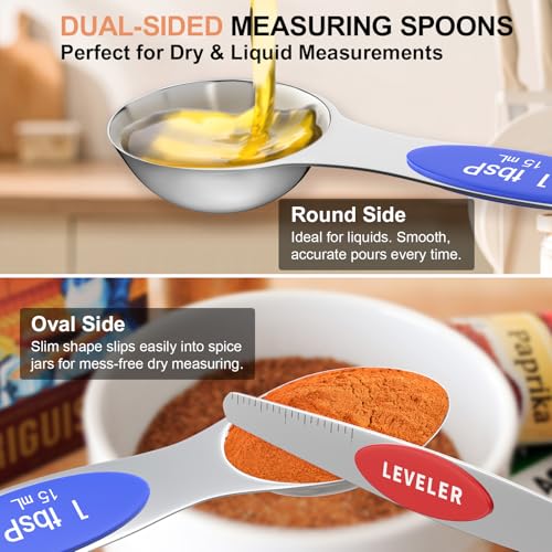 13 Piece Measuring Cups and Magnetic Spoons Set (13 Count)