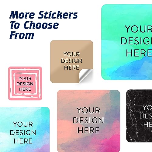 Custom Vinyl Stickers Your Image (100 Count)