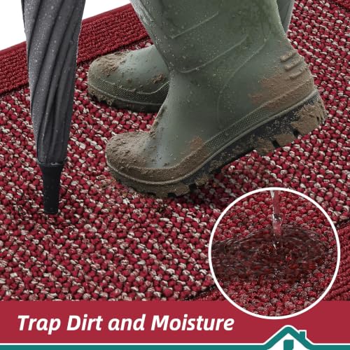 Indoor Door Mat 36" x 60" (Red / 36" X 60" (Rectangular))