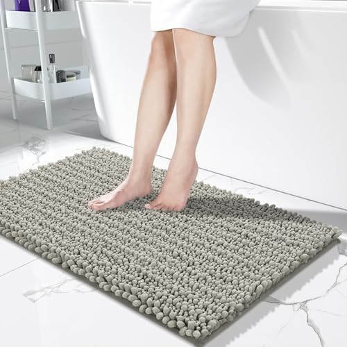 Long Bathroom Rugs Non Slip Washable 44x24 Inch