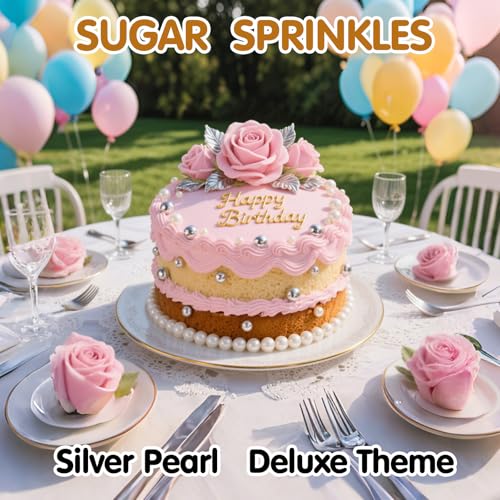 Silver Pearl Sprinkles (4.5 Ounce)