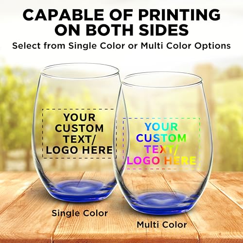 100 ARC Stemless Wine Glasses Set (100 Count)