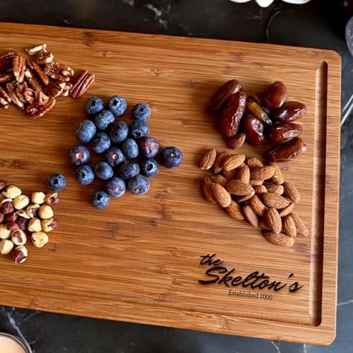 Handmade Personalized Cutting Board (Last Name Engraving)