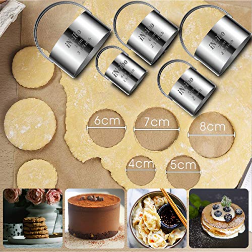 Biscuit Cutter Set (Round Cookie Cutter)