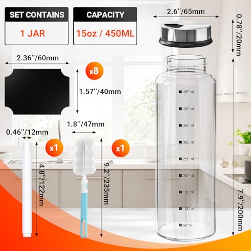 15oz Spice Jar with Accessories (15oz / 450ml)
