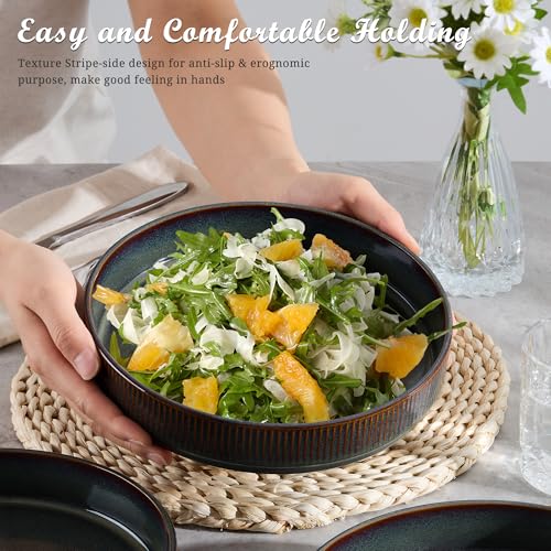 Pasta Bowls Set of 4 (Blackish Green)