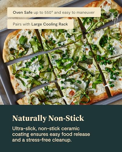 Non Stick Ceramic Large Baking Sheet Duo (2 Count)