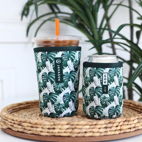 CanSok Sleeve for Beer & Soda Insulated Neoprene Cover (Island Escape / 16oz Can Sleeve)