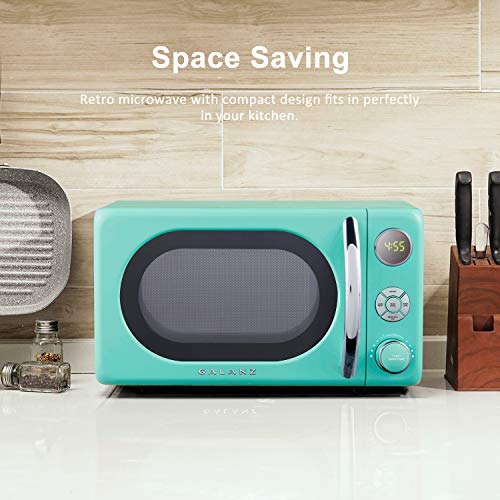 GLCMKA07GNR 07 Retro Microwave Oven (Surf Green / .7 cu ft / Classic)