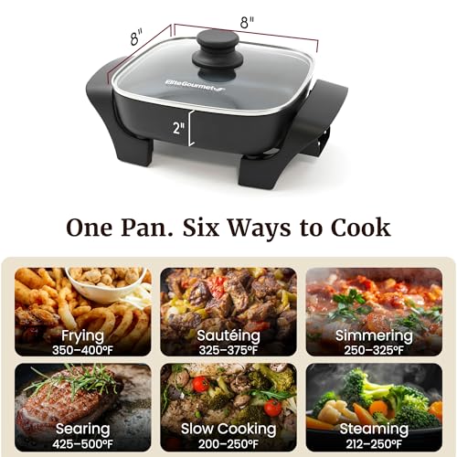 2.5Qt PFAS Free Ceramic Electric Skillet (2.5Qt)