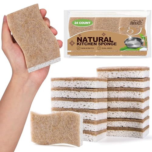 Kitchen Dish Sponges (Brown-s Shape)