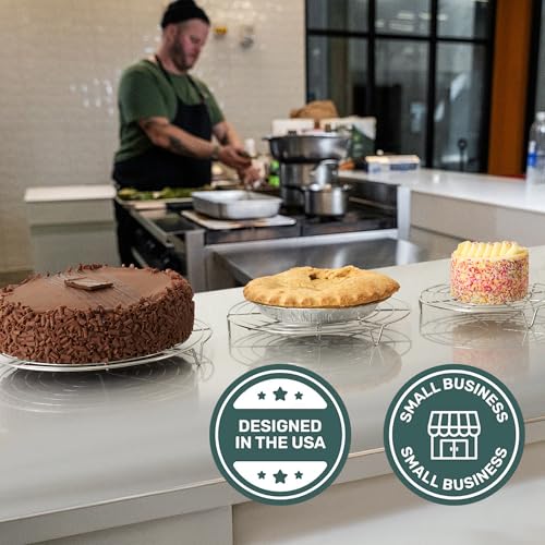 3 Set Round Cooling Racks for Baking (Round Rack 3-Pack)