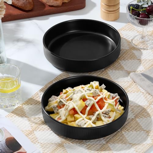 Pasta Bowls Set of 4 (Matte Black)