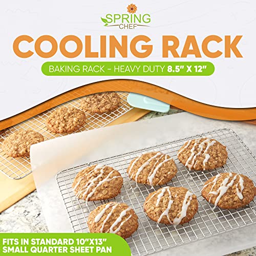 8.5" x 12" Stainless Steel Cooling Rack for Cooking & Baking (1 Pack / 8.5"x12")