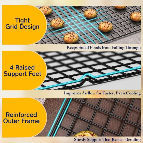 2 PCS Cooling Racks for Cooking and Baking