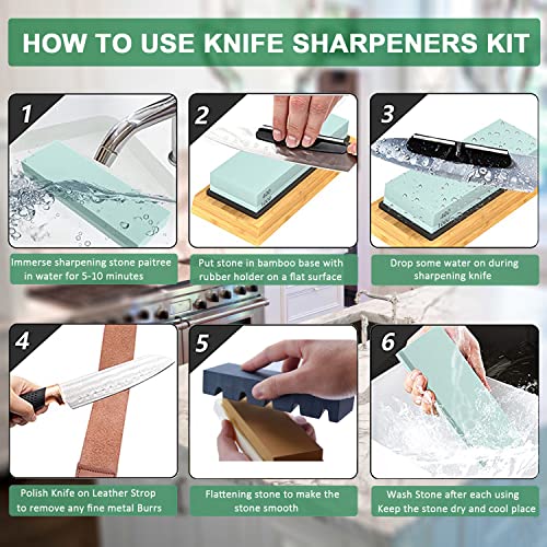 Knife Sharpening Stone Kit