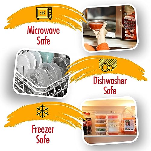 Deli Containers with Lids Leakproof (8oz 240 Sets)