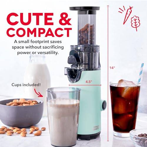Deluxe Compact Cold Press Juicer (Compact / Aqua)