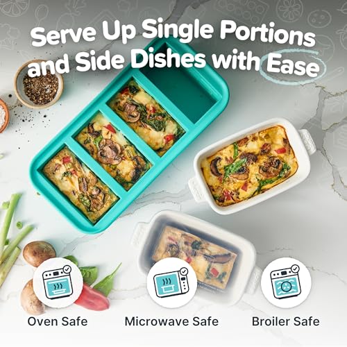 5"x3" Ceramic Baking Dishes with Lids