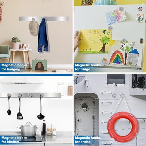 Magnetic Hooks for Cruise Essentials 2026 Cabins Door 12 P (12 Count)