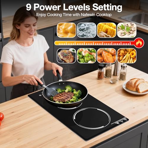 Double Induction Cooktop (12 Inch Black)