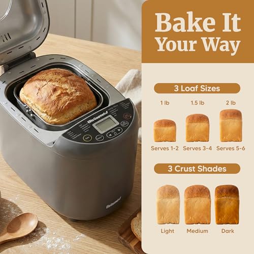 2 Lb Bread Maker (Steel Gray)