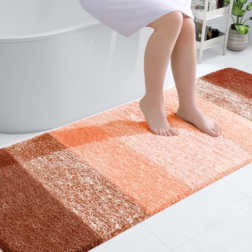 Bathroom Runner Rug 70x24 (70" X 24" / Orange)