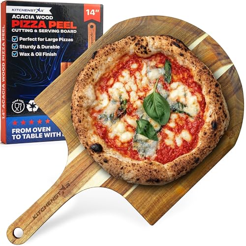 14 Inch Wooden Pizza Peel