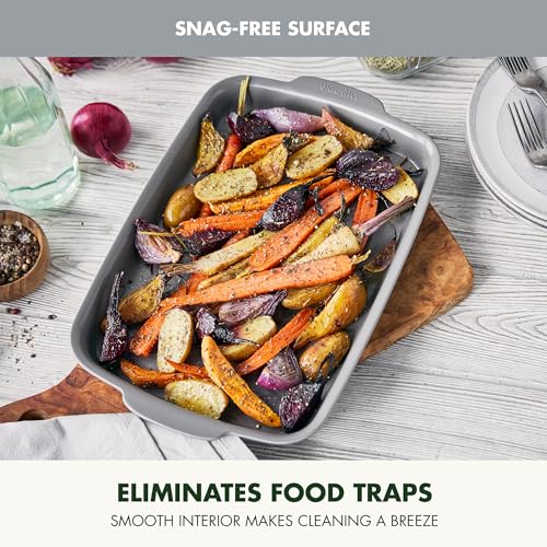 Premiere Ovenware Healthy Ceramic Nonstick 13" x 9" Quarter Sheet Baking Pan