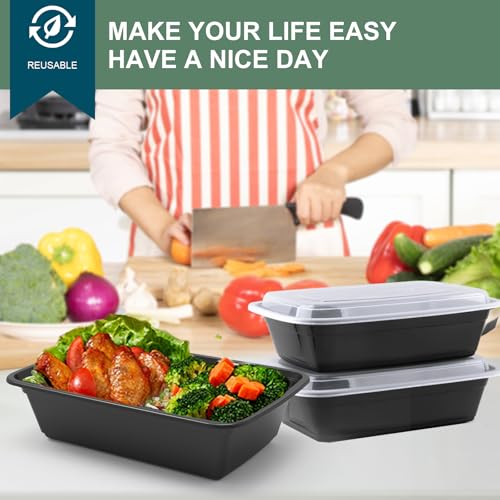 50 Pack Meal Prep Containers 38 oz (38oz50pack)