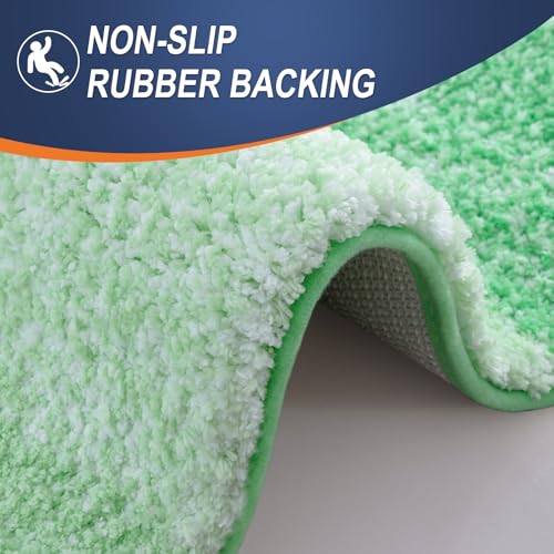 Bathroom Runner Rug 59x17 (59" X 17" / Green)