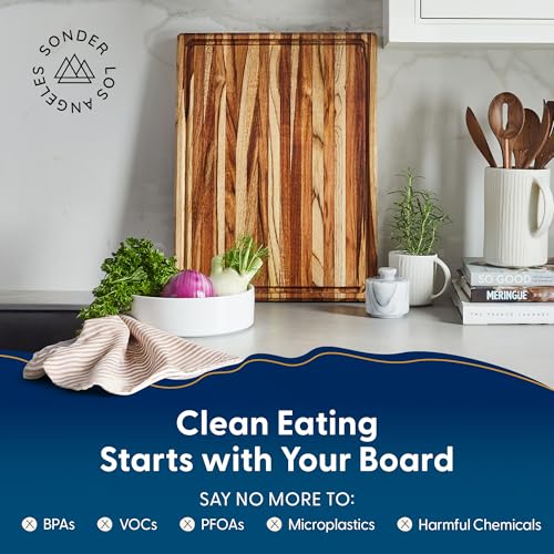 Bradbury Teak Wood Cutting Board (Bradbury | Teak | Edge Grain)