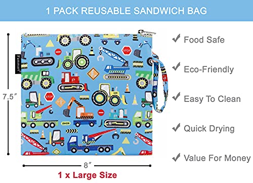 Reusable Sandwich Bag (Large, 1 Pack - Car)