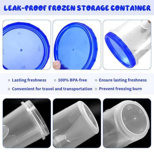 12 Pack Freezer Containers with Screw On Lids (32oz-12pack)